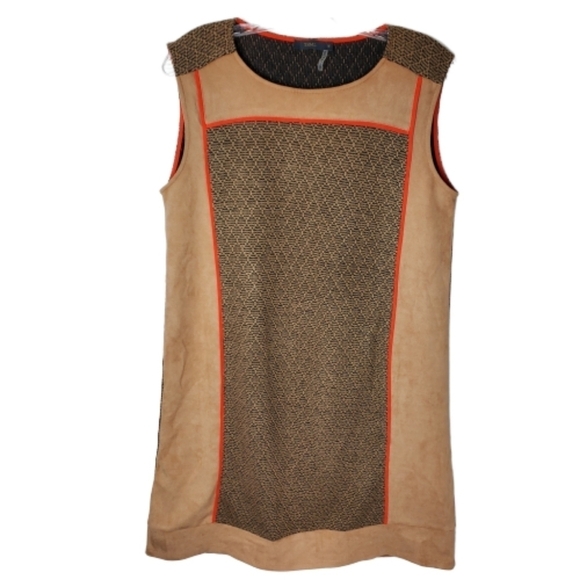 THML Brown Sleeveless Dress - Picture 1 of 5